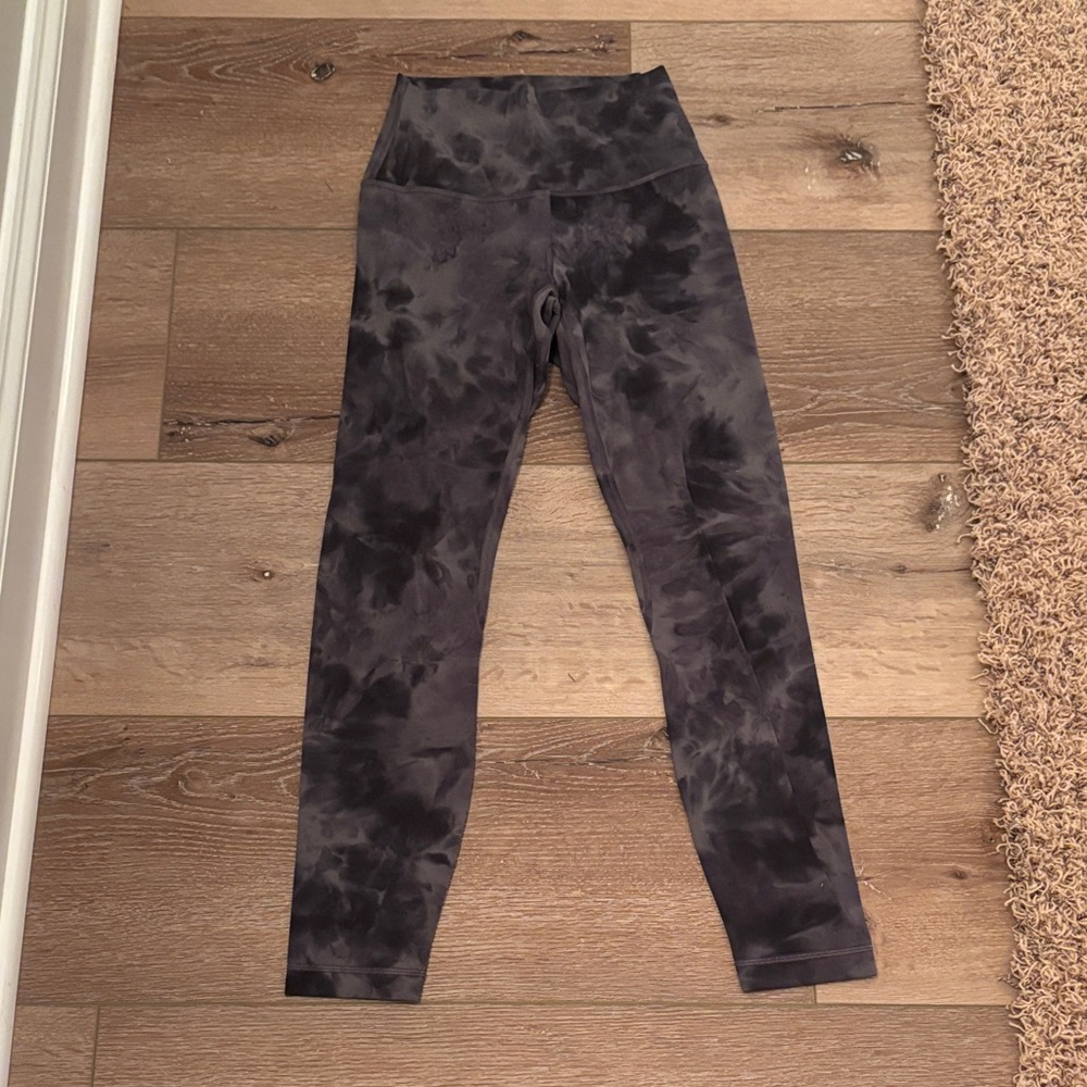 lululemon athletica Charcoal Tie-Dye Leggings